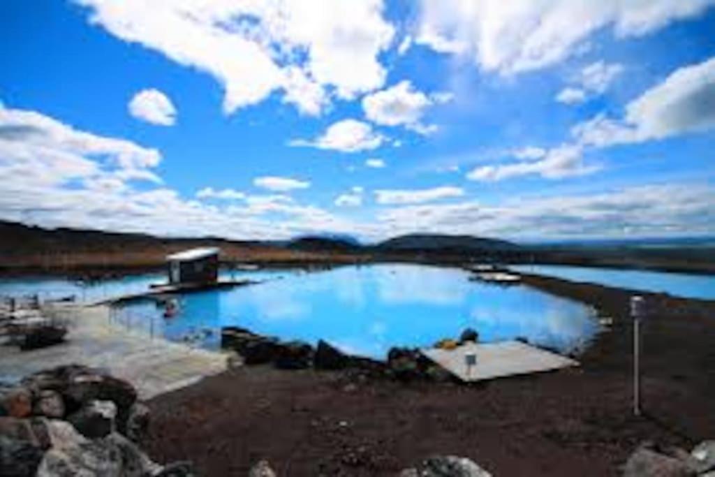 Cabin In The Lava. Near Husavik Skogar  ภายนอก รูปภาพ